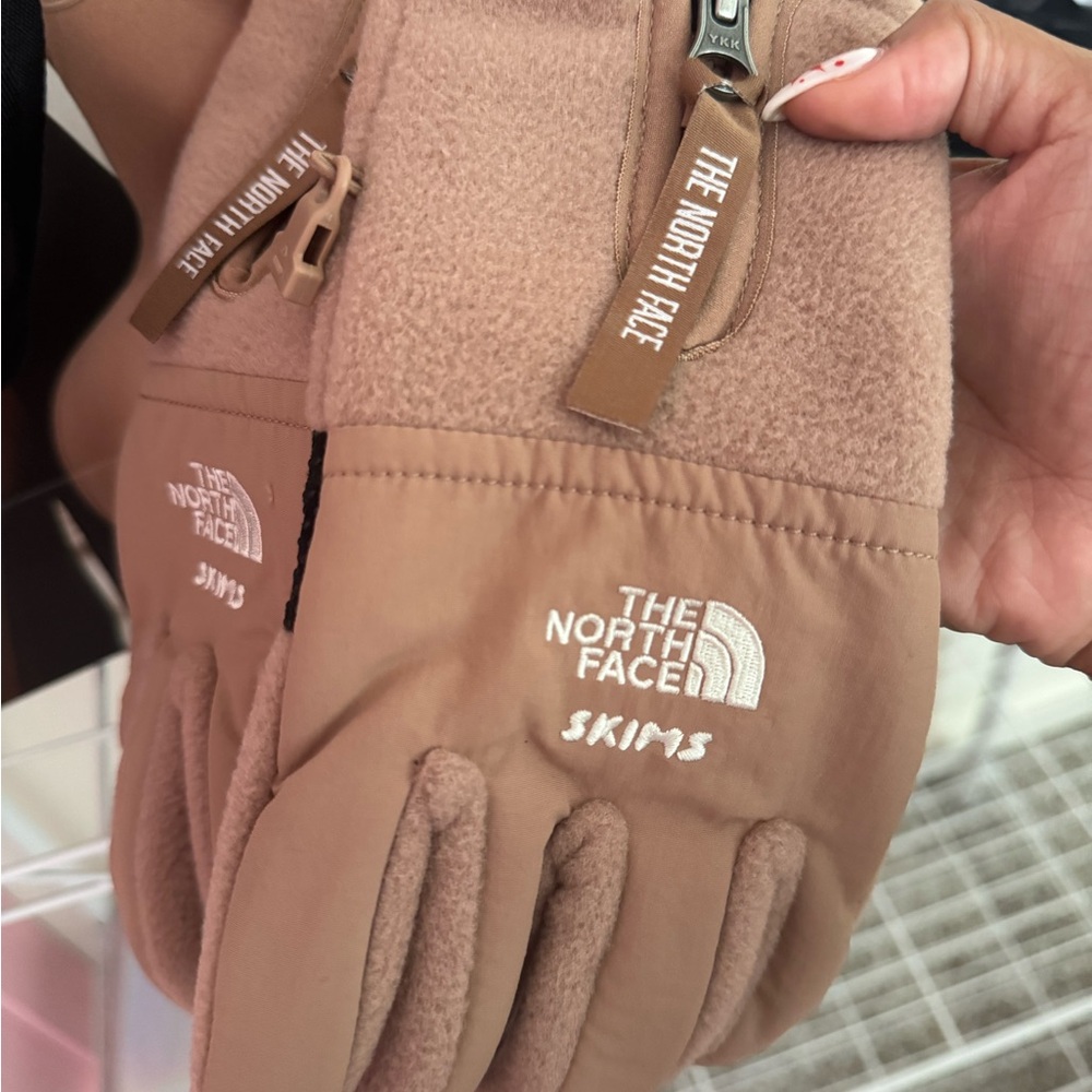 The North Face x Skims Tan Gloves